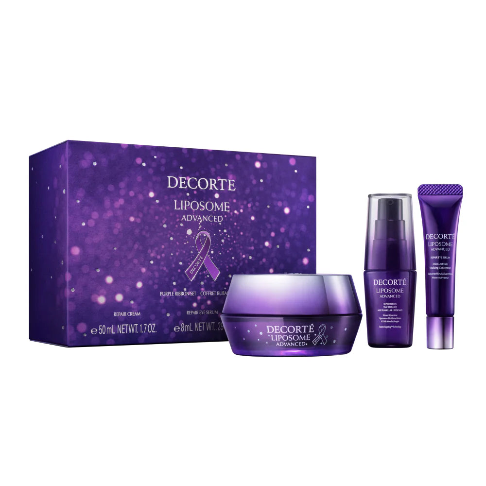 Liposome Advanced Repair Cream Purple Ribbon Set